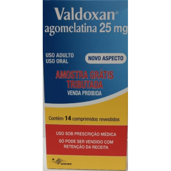 VALDOXAN - AGOMELATINA 25MG - 14 COMPRIMIDOS